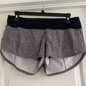 Grey Speed Up 2.5” Lululemon Shorts